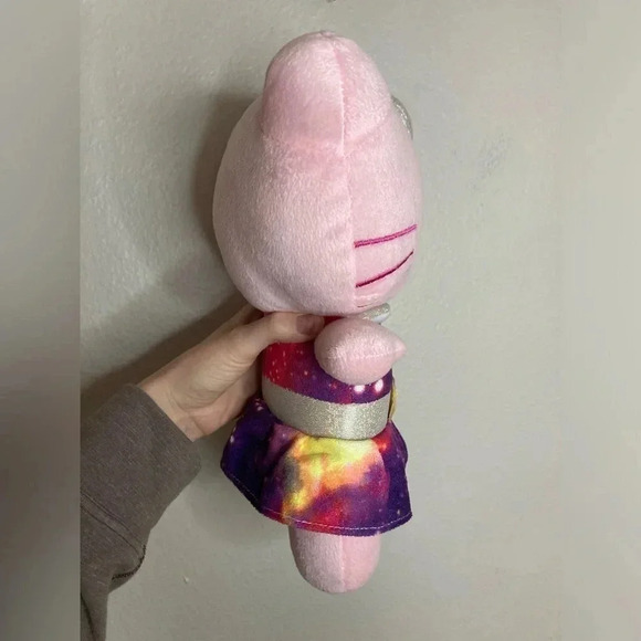 NWT Hello Kitty Galaxy Dress Pink Bow 12” Tall Pink - Picture 3 of 8